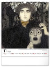 Notique Stenski koledar Gustav Klimt 2025, 30 x 34 cm