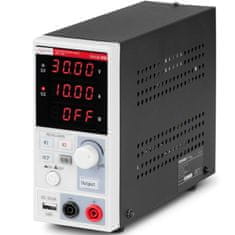 NEW Napajanje servisnega laboratorija 0-30 V 0-10 A 300 W LED USB