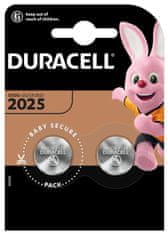 Duracell Litijeva gumbna baterija CR2025 2 kosa