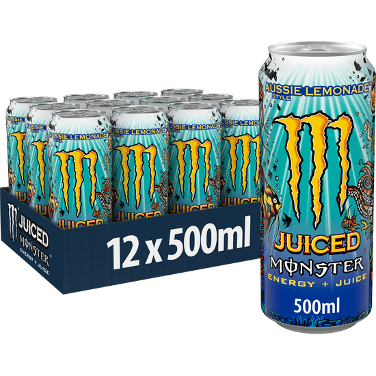 MONSTER ENERGY Aussie Lemonade energijska pijača, 12 x 500 ml