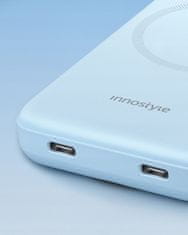 Innostyle Innostyle Powerduo 2V1 Hitra Induktivna Powerbank Za Uro Magsafe 10000Mah Modra