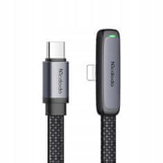 Mcdodo Mcdodo Kotni Kabel Usb-C Lightning Flat 36W Za Iphone 12 13 14 Black 2M