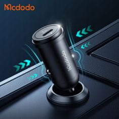 Mcdodo Mcdodo Hitri Avtomobilski Polnilec Za Telefon Usb-C Led + Kabel Lightning