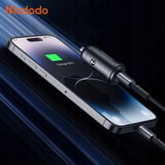 Mcdodo Mcdodo Hitri Avtomobilski Polnilec Za Telefon Usb-C Led + Kabel Lightning