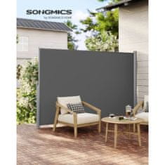 Songmics GSA165G02 stranski senčnik, 160 x 350, cm, antracit