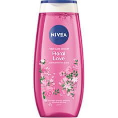 Nivea Floral Love osvežujoč gel za tuširanje 250 ml