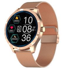 Neogo SmartWatch QS9L, rose gold/steel