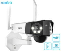 Reolink DUO B750 IP kamera, 2 objektiva, 2K , Dual WiFi, baterija, 180°, barvno nočno snemanje, IP66