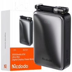 Mcdodo Mcdodo Powerbank 20000Mah Z Zaslonom 3X Usb Usb-C 67W + Usb-C Pd Kabel