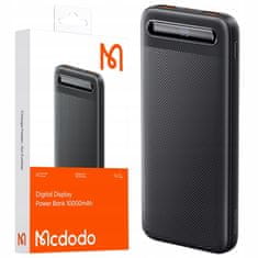 Mcdodo Mcdodo Powerbank 10000Mah Z Zaslonom 2X Usb Usb-C 2A 10W + Usb-C Kabel