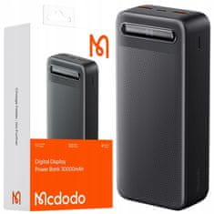 Mcdodo Mcdodo Powerbank 30000Mah Z Zaslonom 2X Usb Usb-C 2A 10W + Usb-C Kabel