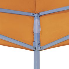 Vidaxl Streha za vrtni šotor 3x3 m oranžna 270 g/m²