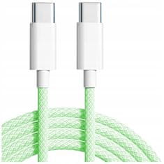 CO2 Co2 Polnilec Usb-C Kabel Za Hitro Polnjenje Usb Tipa C Za Iphone 15 1M Zelen