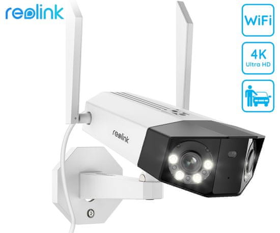 Reolink DUO W730 IP kamera, 2 objektiva, 4K, Dual WiFi, 180°, IR nočno snemanje, IP66