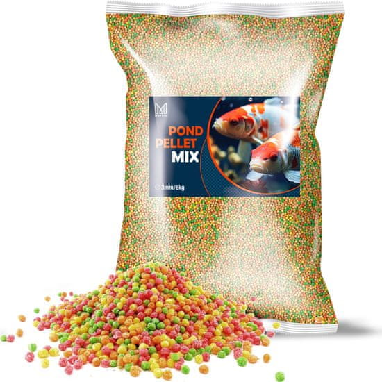 Mersjo Vrtna hrana za ribe koi krape Mersjo Pond pelete MIX 5kg 3mm