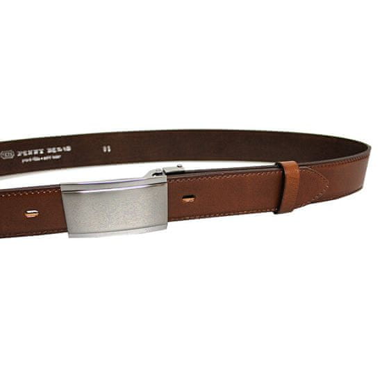 Penny Belts Moški usnjen poslovni pas 35-020-4PS-48 rjav