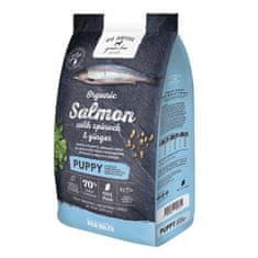 GO NATIVE Puppy Salmon with Spinach and Ginger 4kg Ultra-premium hrana za mladiče z lososom, špinačo in ingverjem