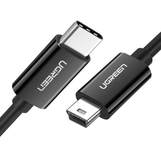 Ugreen Kabel USB-C - miniUSB 480Mbps 1m črn