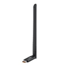 PRO Zunanji omrežni adapter USB WiFi 2,4 GHz 300 Mb/s s 6 dBi anteno, črn