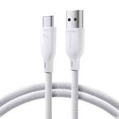 Joyroom Kabel USB-A - USB-C 100W za hiter prenos Večbarvna serija 1m bela