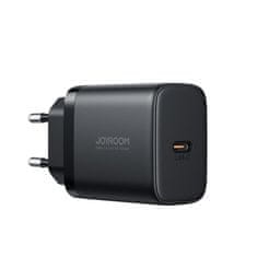 Joyroom Hitri mali polnilec USB-C 25W + kabel USB-C 1m črn