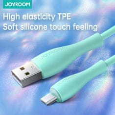 Joyroom Kabel USB-A - microUSB 3A indikator polnjenja 2m zelen