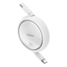 BASEUS Vlečni kabel USB-C 100W Free2Draw Mini 1m bela