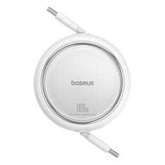 BASEUS Vlečni kabel USB-C 100W Free2Draw Mini 1m bela