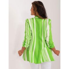 ITALY MODA Ženska bluza s 3/4 rokavi Svetlo zelena in ecru DHJ-MA-2766.14X_407861 M