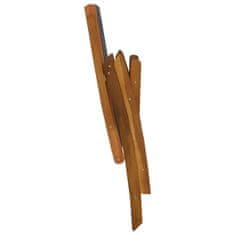 Vidaxl Vrtna jedilna garnitura 5-delna trden akacijev les in tekstilen