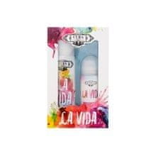 Cuba Cuba - La Vida Gift set EDP 100 ml and deodorant (roll-on) 50 ml100ml 