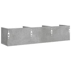 Vidaxl Stenska omarica betonsko siva 75x18x16,5 cm inženirski les