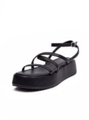 Orsay Črni ženski sandali s platformo 36