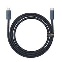 BASEUS USB-C - USB-C 240W PD 8K 60Hz 40Gb/s kabel 1m črn