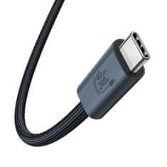 BASEUS USB-C - USB-C 240W PD 8K 60Hz 40Gb/s kabel 1m črn