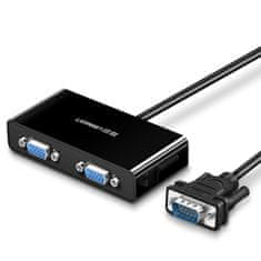 shumee Razdelilnik zaslona monitorja Video VGA adapter - 2x VGA črn