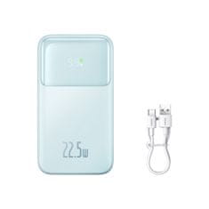 shumee Powerbank z zaslonom 10000 mAh 22,5 W Comet Series + USB-A - USB-C kabel 0,3 m moder