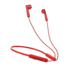 Joyroom Športne brezžične slušalke Bluetooth 5.3 NeckBand rdeče barve