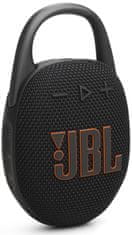 JBL Clip 5 prenosni zvočnik, črn