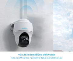 Reolink GO G430 IP kamera, 2K, 4G LTE, baterija, vrtenje/nagibanje, IR nočno snemanje, IP64 - odprta embalaža