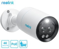 Reolink RLC-81MA IP kamera, 2 objektiva, 4K 8MP, PoE, barvno nočno snemanje, IP66