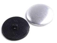 Premazni gumb velikosti 60" - črn (100 kompletov)