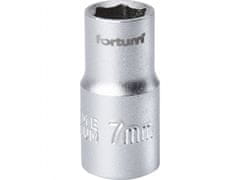 Fortum Vtična glava 1/4", 7mm, L 25mm