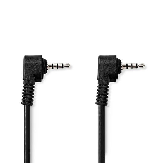 Nedis Avdio video kabel | 3,5 mm moški | 3,5 mm moški | Ponikljano | 2,00 m | Okrogla | PVC | Črna