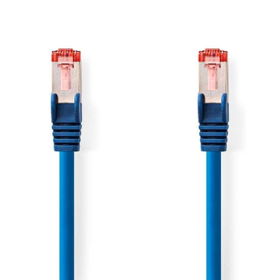 Nedis Omrežni kabel CAT6 | RJ45 Moški | RJ45 Moški | S/FTP | 1,50 m | Okrogla | LSZH | Modra | Oznaka