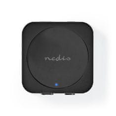 Nedis Oddajnik-sprejemnik Bluetooth | Priključni vhod: 1x AUX | Priključni izhod: 1x AUX | SBC | Do 1 enota | Največja življenjska doba baterije: 6 ur | Črna 