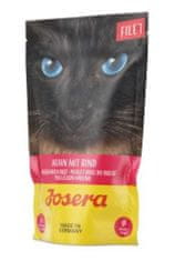 Josera Cat Super Premium Filet caps. chick.&amp; beef 70g