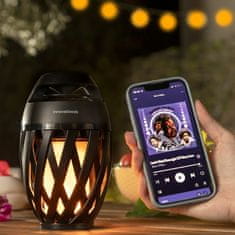 InnovaGoods Brezžični zvočnik z LED učinkom plamena Spekkle