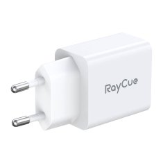 Noah RayCue USB-C + USB-A PD 20W EU polnilec (bel)
