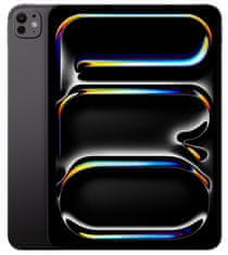 Apple iPad Pro 11 tablični računalnik, M4, 2TB, Cellular, Nano steklo, črna (7. generacija) (mwrr3hc/a)
